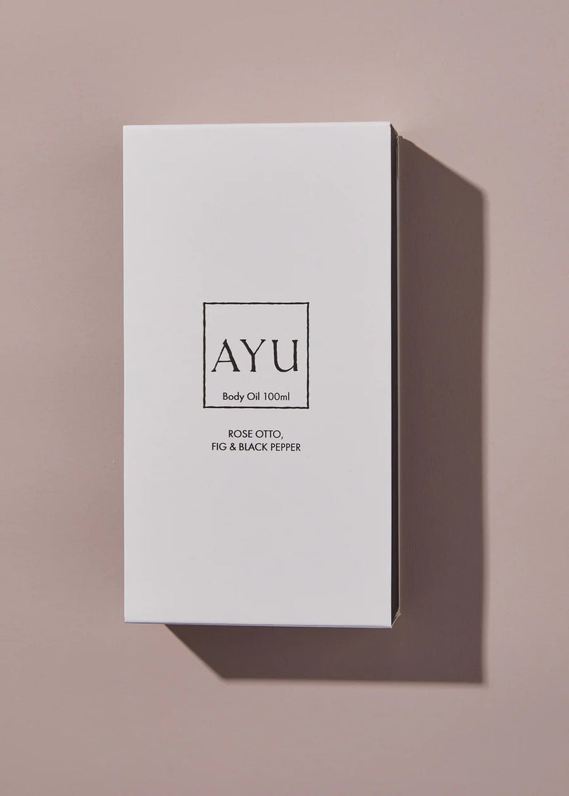 The AYU | Body Oil - Rose Otto, Fig & Black Pepper
