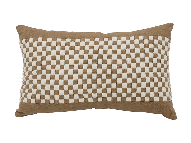 Adorn Hand Woven Cushion in Toffee