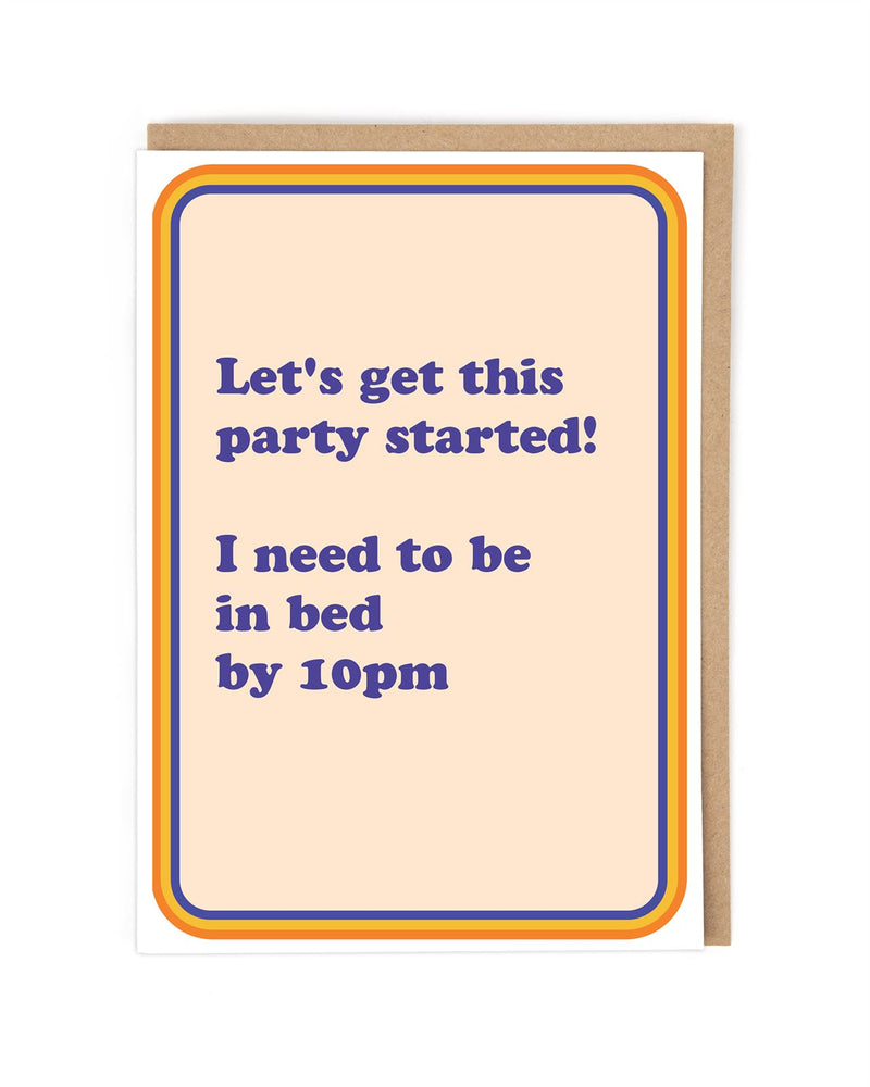 Cath Tate | Started Birthday Card