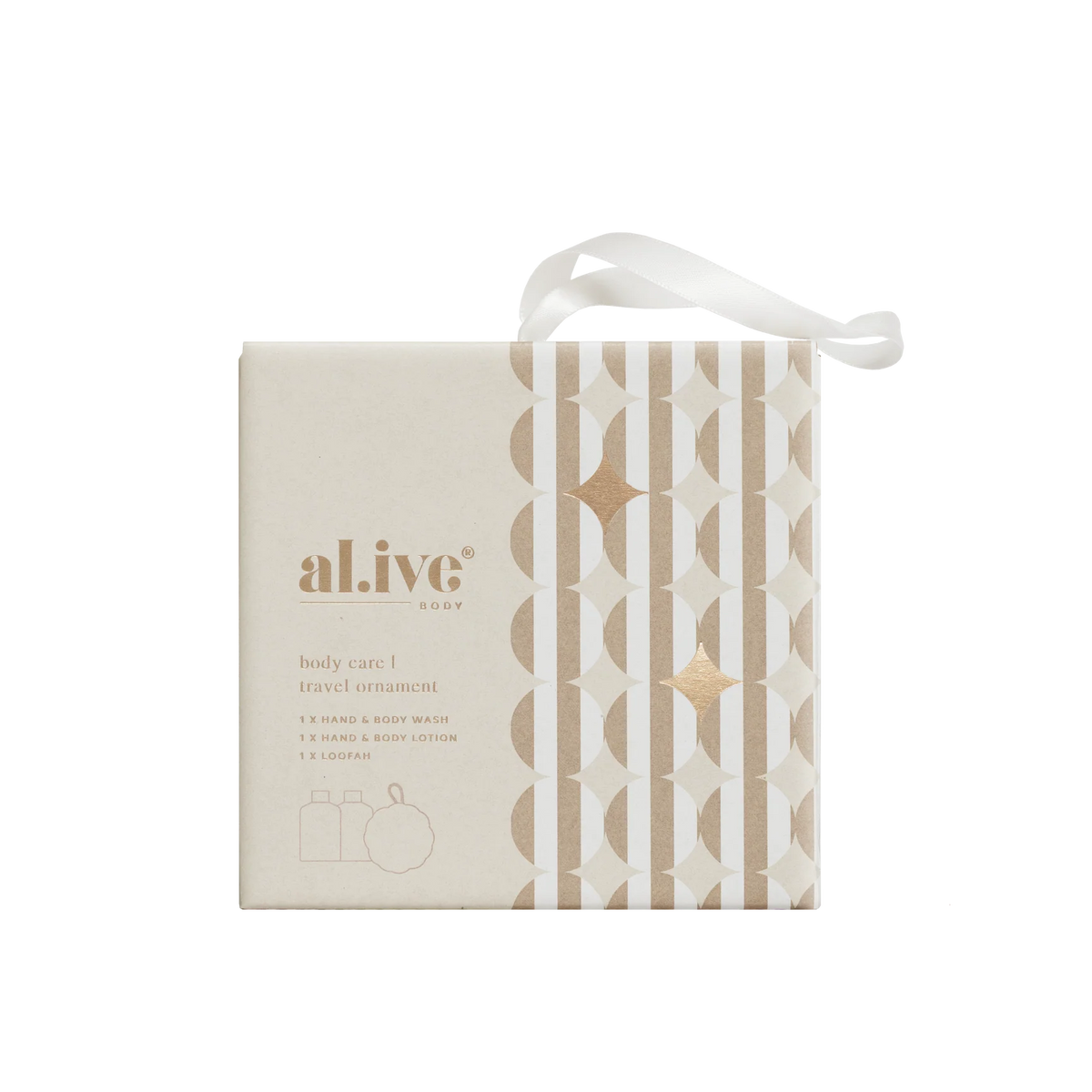 Al.ive Body Care Travel Ornament Seacotton+Coconut Gift Pack