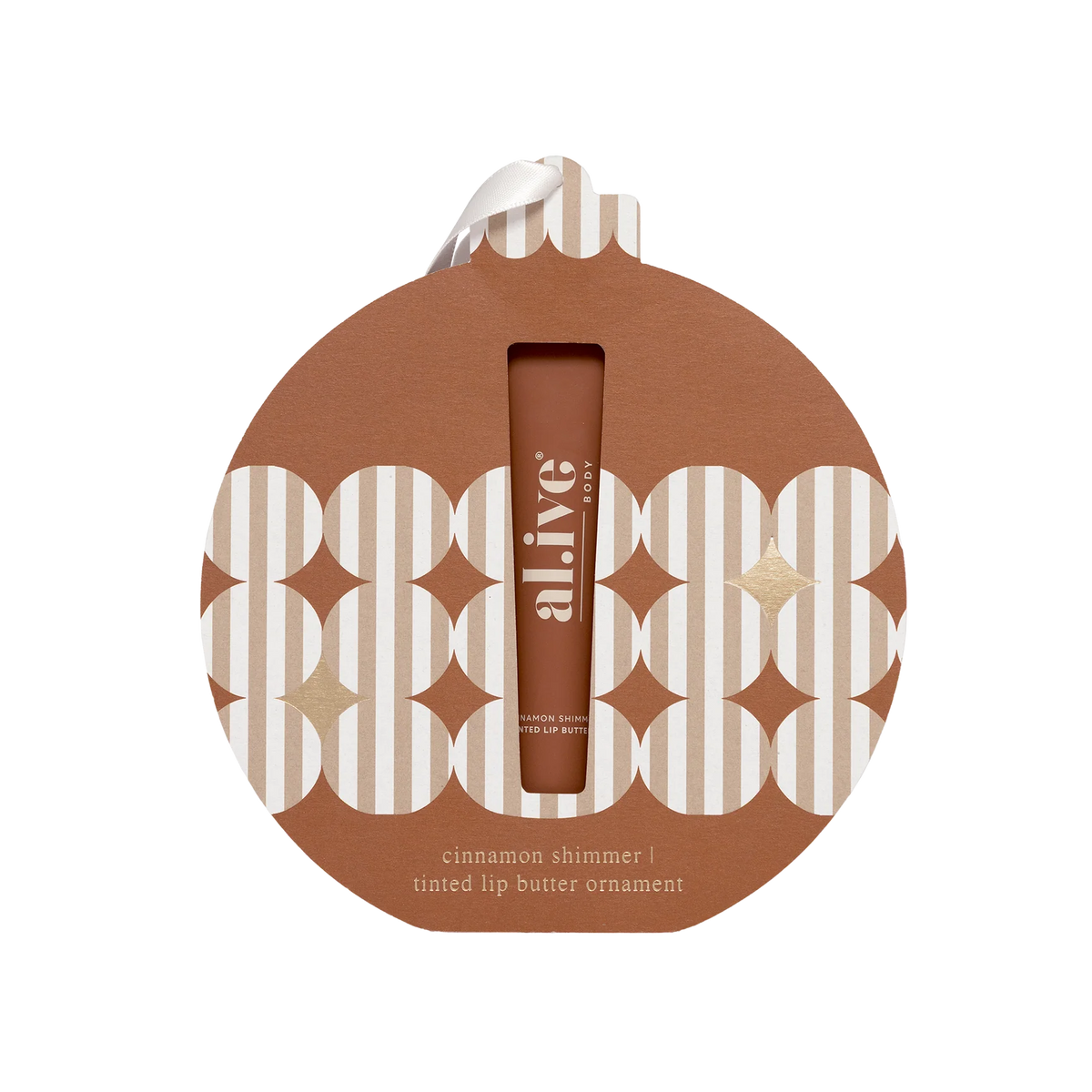 Al.ive Body Tinted Lip Butter Ornament | Cinnamon+Citrus