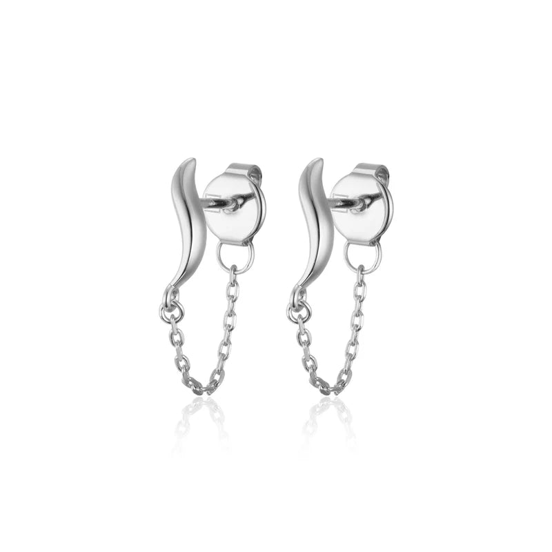 F+H Studios | Wave Chain Studs