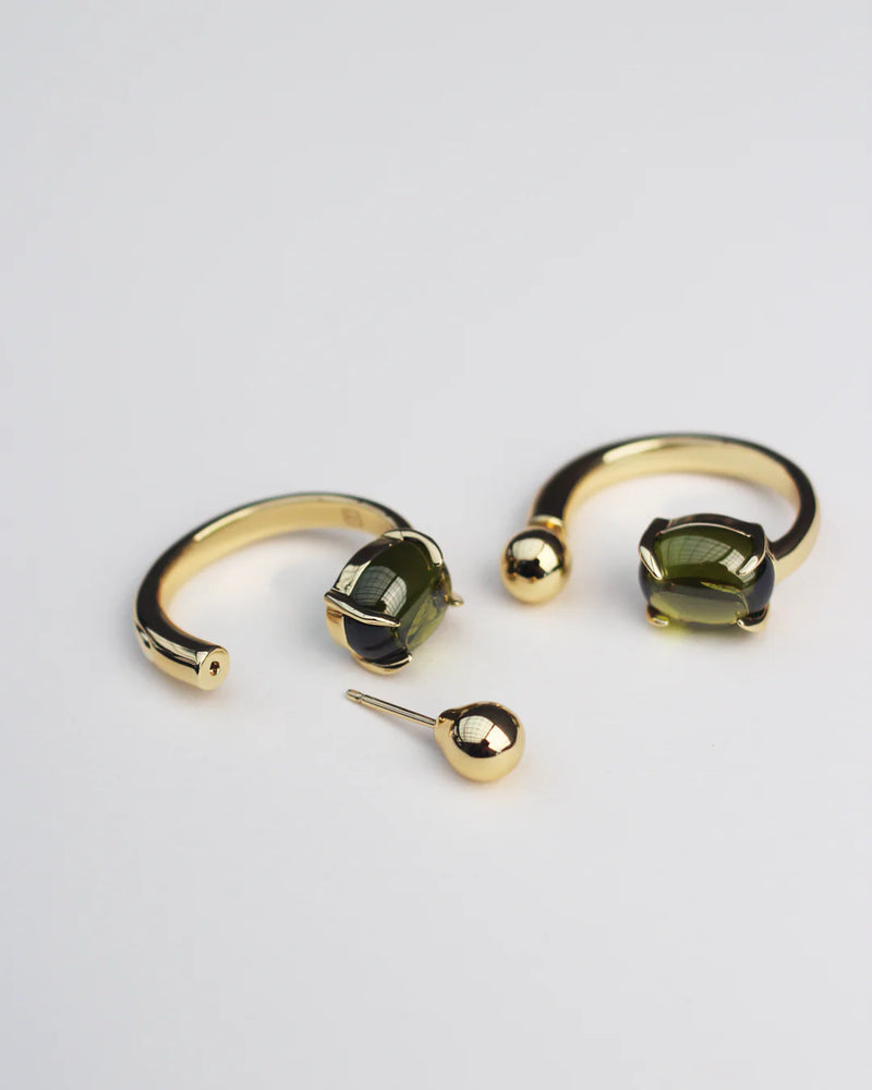 F+H Studios | Accord Punk Earrings - Onyx