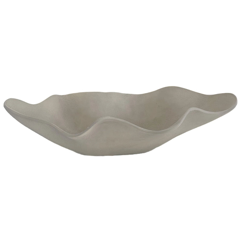 Kona Wavy Oval Dish | Grey