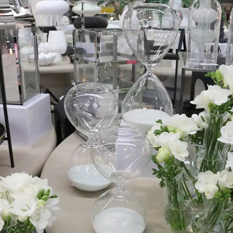 Le Forge | Hourglass Clear/White -Small