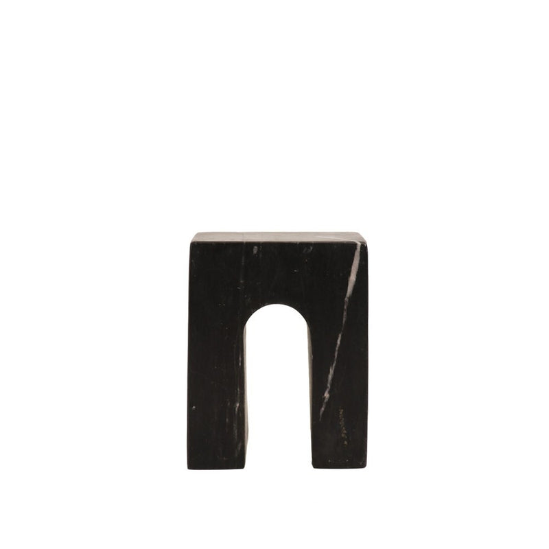 Marble Object | Black Single Arch