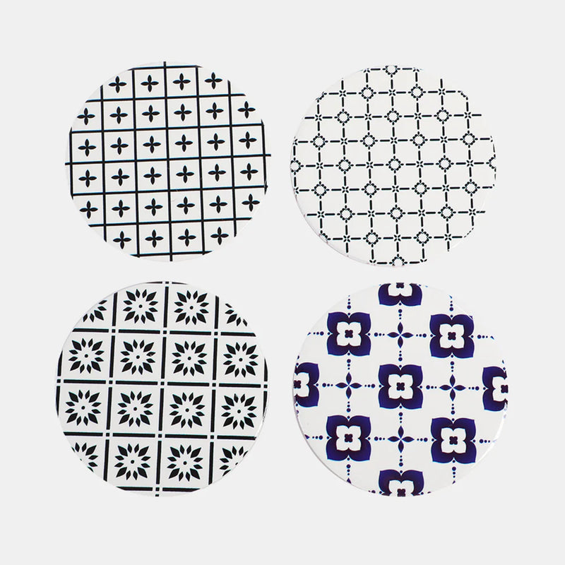 Zion Round Ceramic Coaster | S4