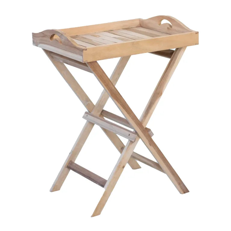 Rustico Butlers Tray Table Reclaimed Teak