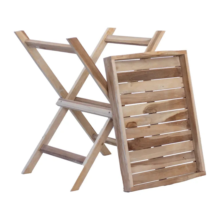 Rustico Butlers Tray Table Reclaimed Teak