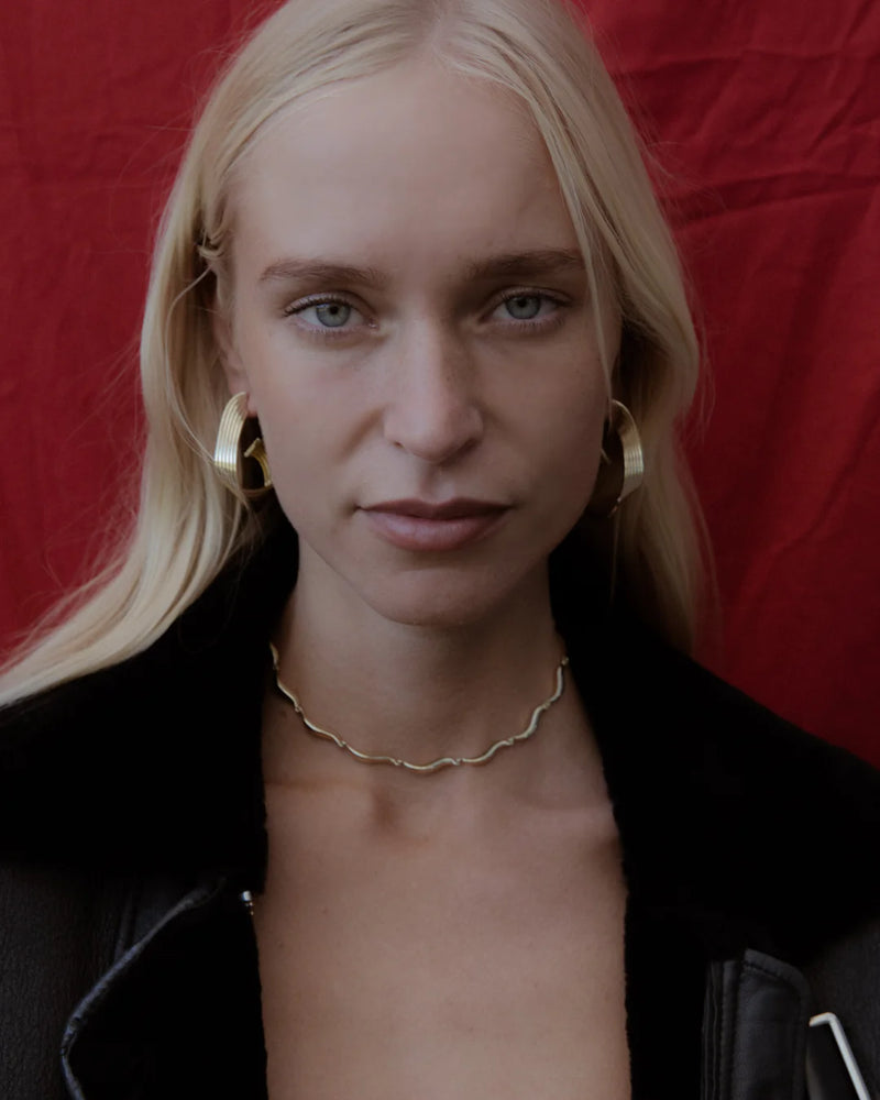 F+H Studios | Wave Choker Necklace