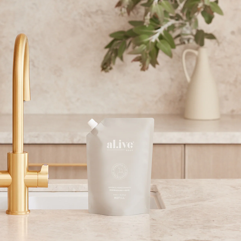 al.ive Home | 900ml Dish Wash Refill - Lemon & Pomegranate