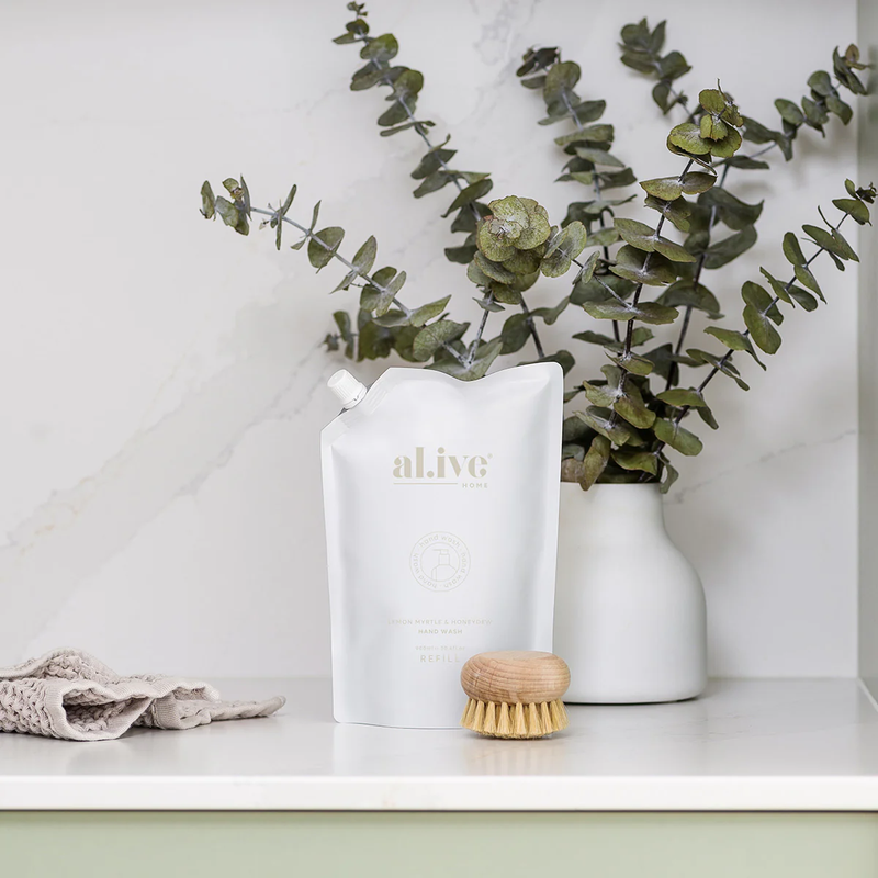 al.ive Home | 900ml Hand Wash Refill - Lemon Myrtle & Honeydew