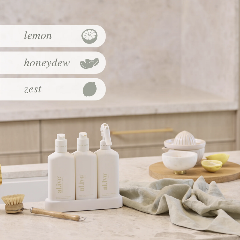 al.ive Home | Kitchen Trio - Lemon Myrtle & Honeydew