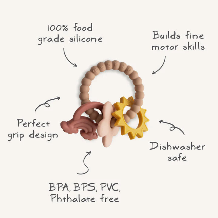 Mushie | Nature Teething Ring