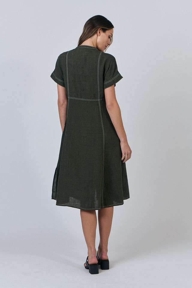 Naturals Linen Dress | Licorice
