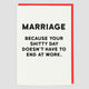 Redback | Marriage Because Your Shitty Day Doesn't Have to End At Work