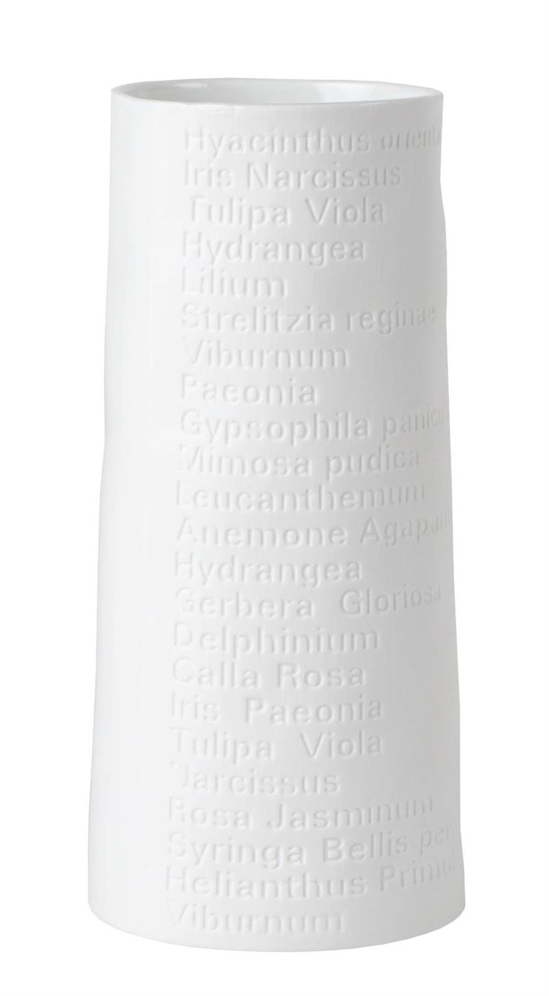 Poetry Porcelain Vase | Wide - Small