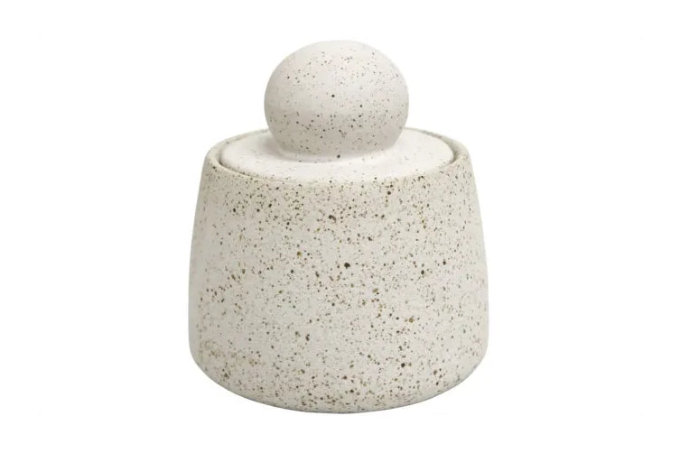 Ball Canister | Sandy White