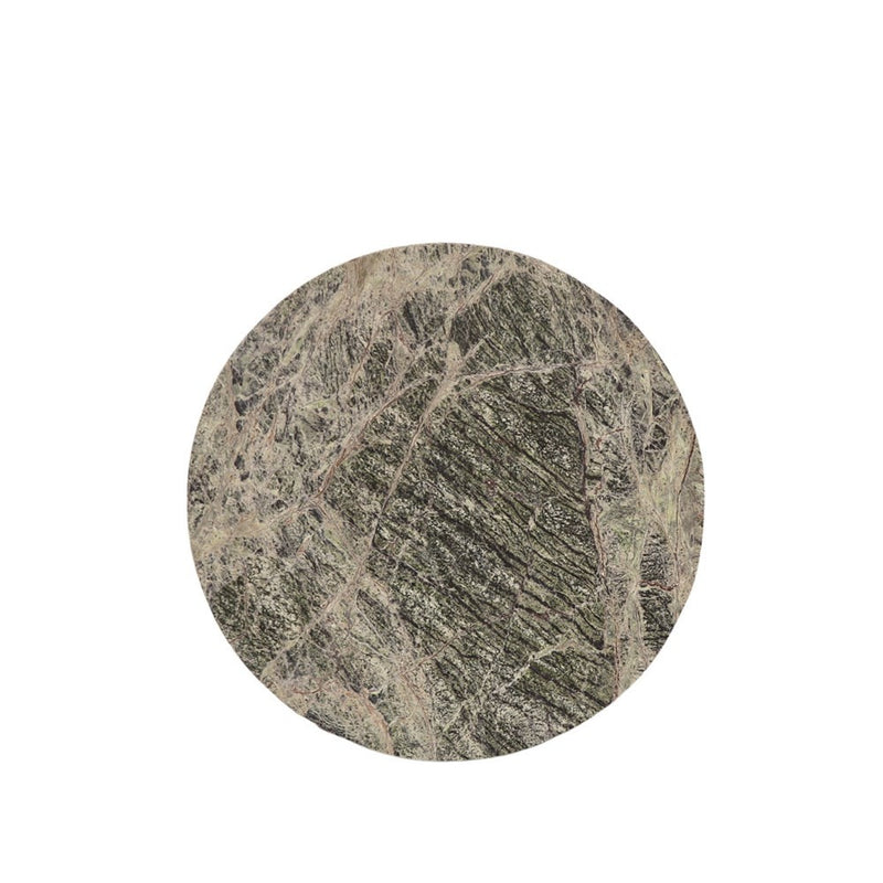 Round Marble Charger Plate | Forest