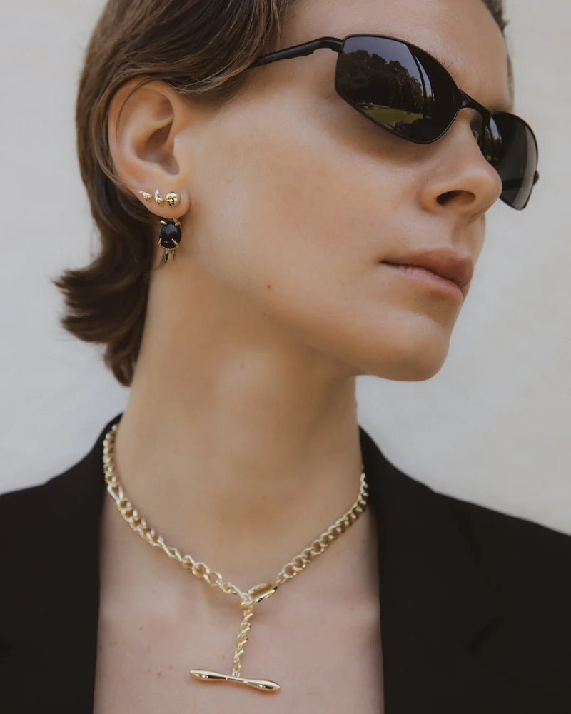 F+H Studios | Mixed Fob Chain Necklace