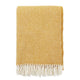 Klippan Lambswool Throw | Preppy - Mustard