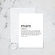 Mum | Favourite Parent Greeting Card