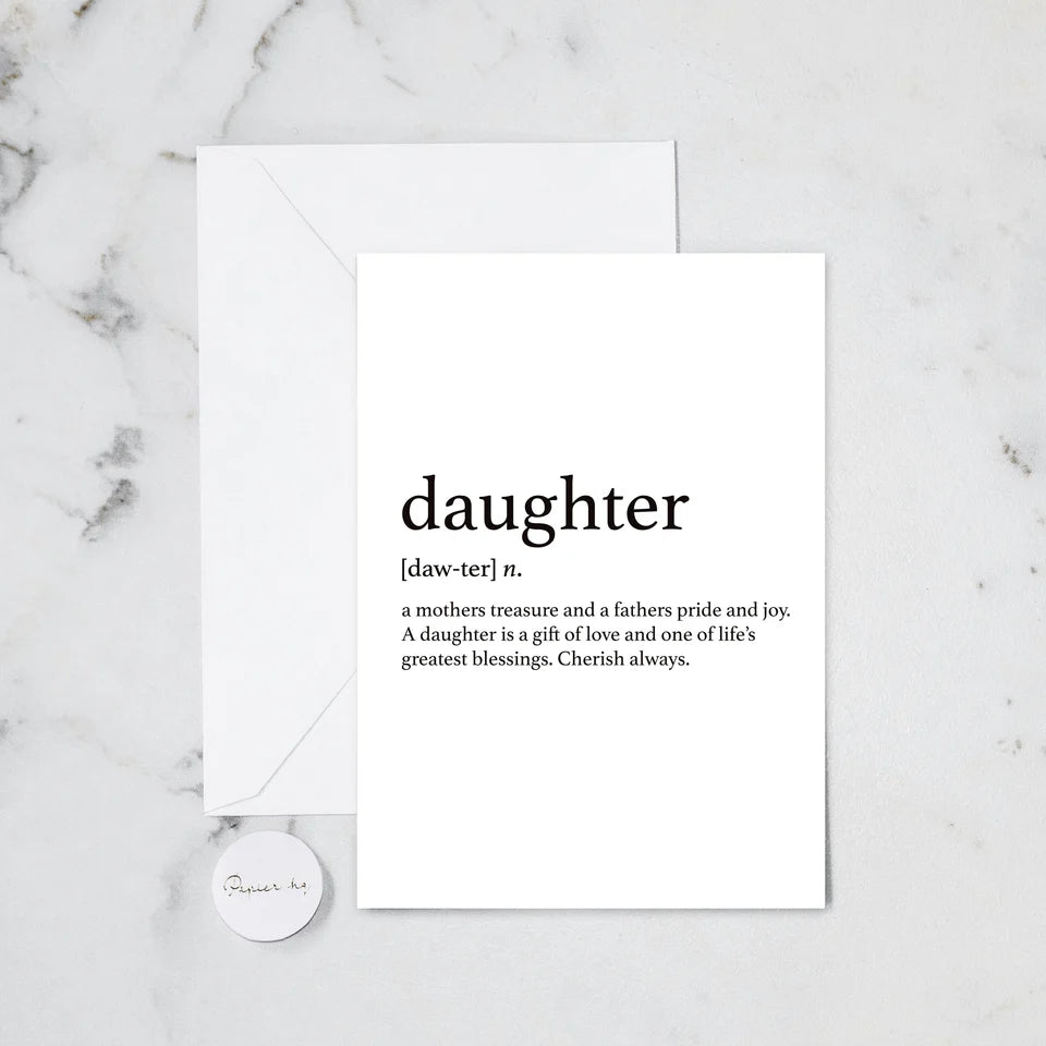 Papier HQ Greeting Card | Daughter