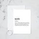 Papier HQ Greeting Card | Son