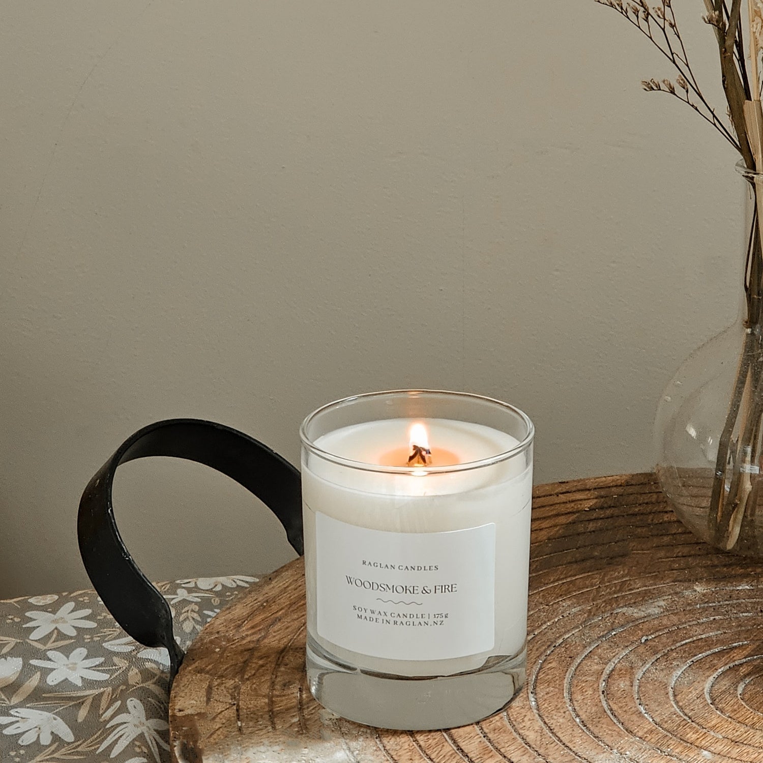 Raglan Candle | Minimalist Soy Wax - Sandal Wood & Cedar