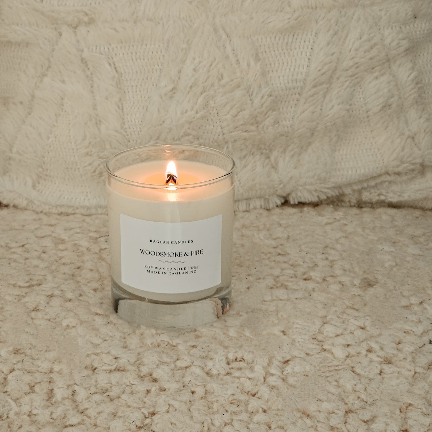 Raglan Candle | Minimalist Soy Wax Candle - Oud & Bergamot