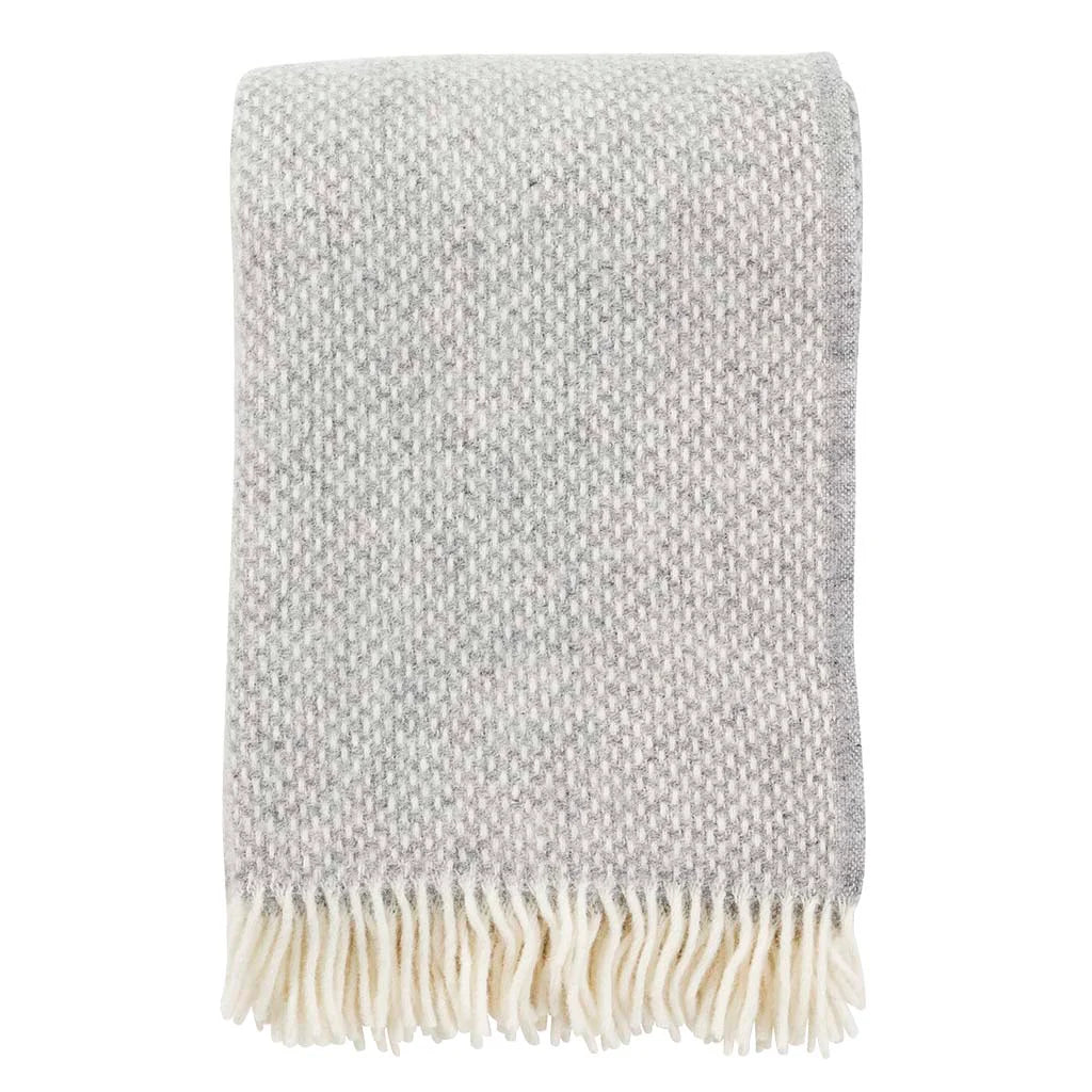 Klippan Lambswool Throw | Preppy - Grey Melange
