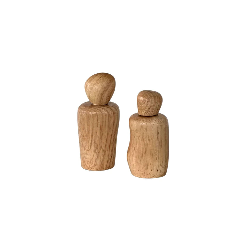 Papier HQ Wavy Salt & Pepper Shakers | Natural