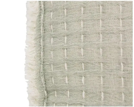 Banyan | Manly Kantha Ribbed Cushion