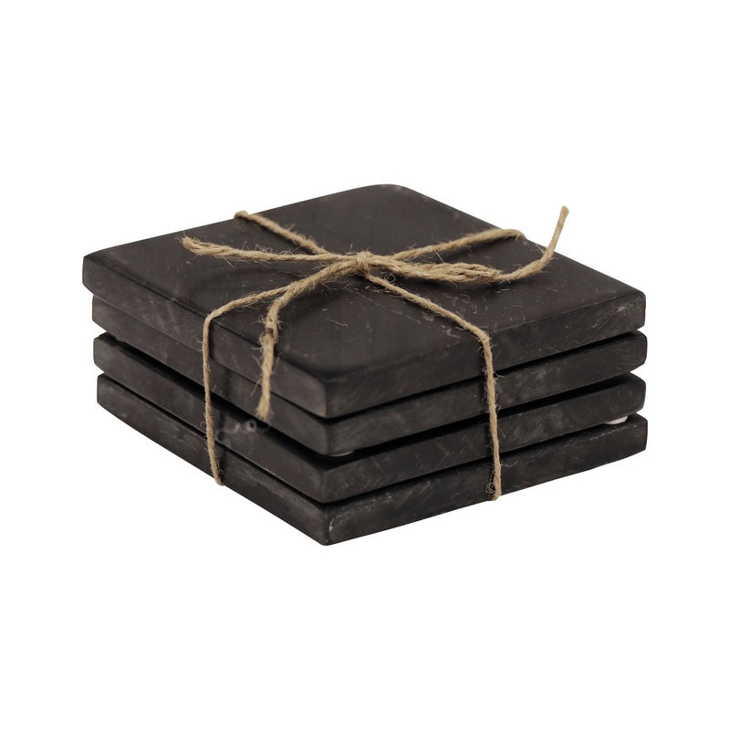 Marble Coasters |Black