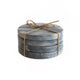 Marble Round Coasters | Grey