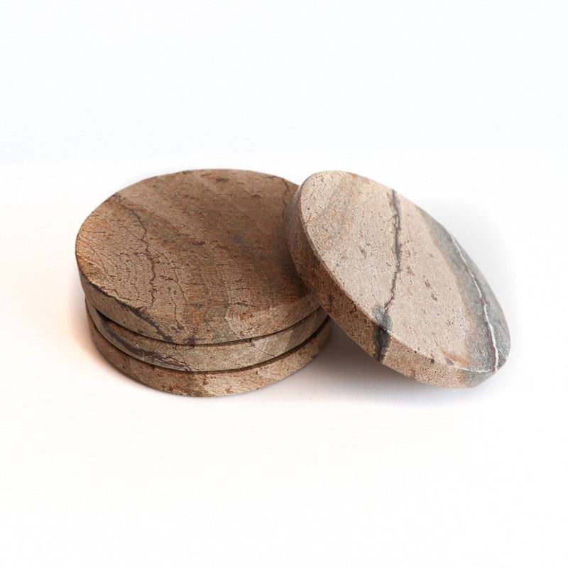 Marble Round Coasters