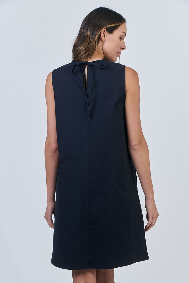 Naturals Linen Short Dress | Maritime