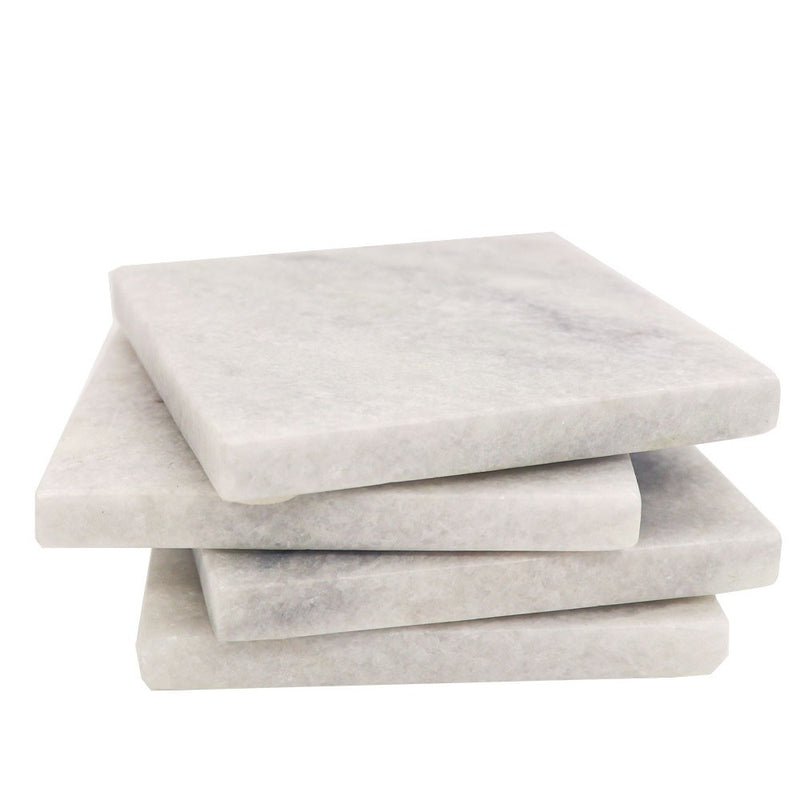 Marble Square Coasters - Set of 4