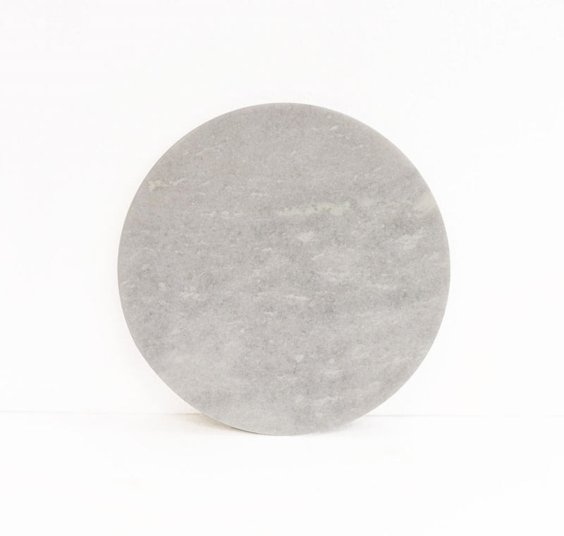 Marble Charger Plate | White