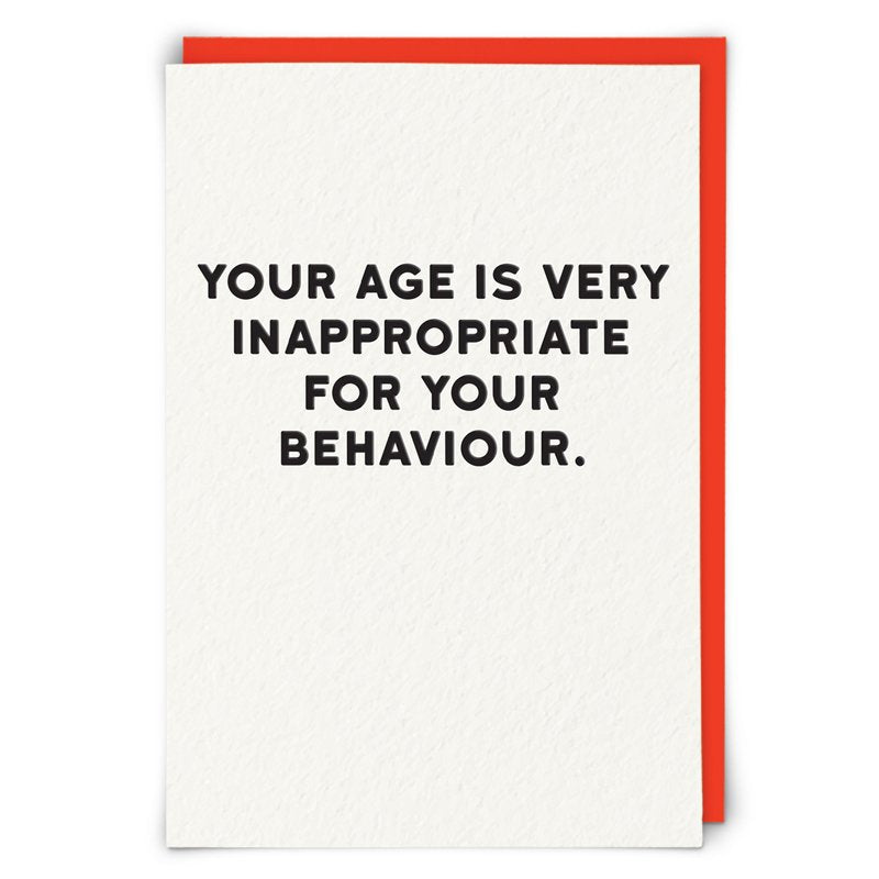 Redback |Your Age Is Very Appropriate For Your Behaviour
