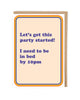 Cath Tate | Started Birthday Card
