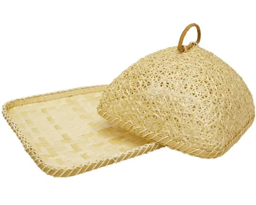 Elice Bamboo Food Cover & Tray