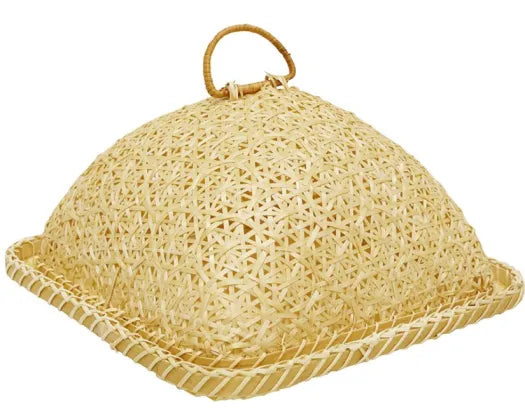 Elice Bamboo Food Cover & Tray