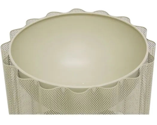 Raz Metal Wave Planter - Small