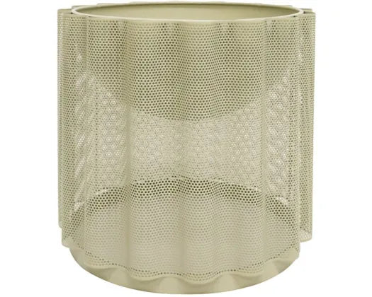 Raz Metal Wave Planter - Small