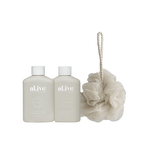 Al.ive Body Care Travel Ornament Seacotton+Coconut Gift Pack 