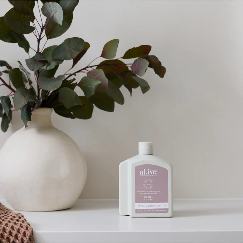 Al.ive Body Lotion Refill | Raspberry Blossom & Juniper - 650ml