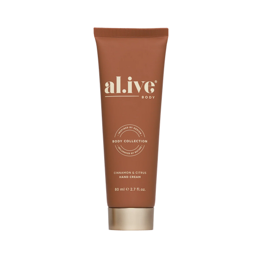 Al.ive Hand Cream Cracker | Cinnamon+Citrus 