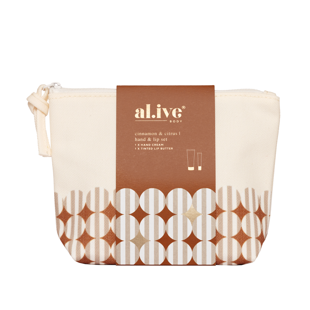 Al.ive Hand + Lip Set | Cinnamon+Citrus