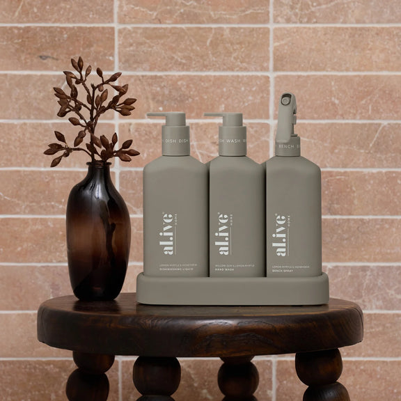 Al.ive Home Kitchen Trio |Lemon Myrtle & Honeydew + Willow-gum & Lemon